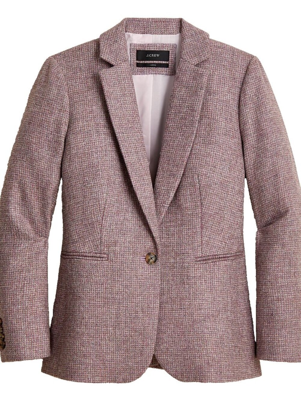 NWT J.Crew Parke Blazer in Gray Camel Pink English Birdseye Twill-Wool Jacket 6 - Picture 1 of 8